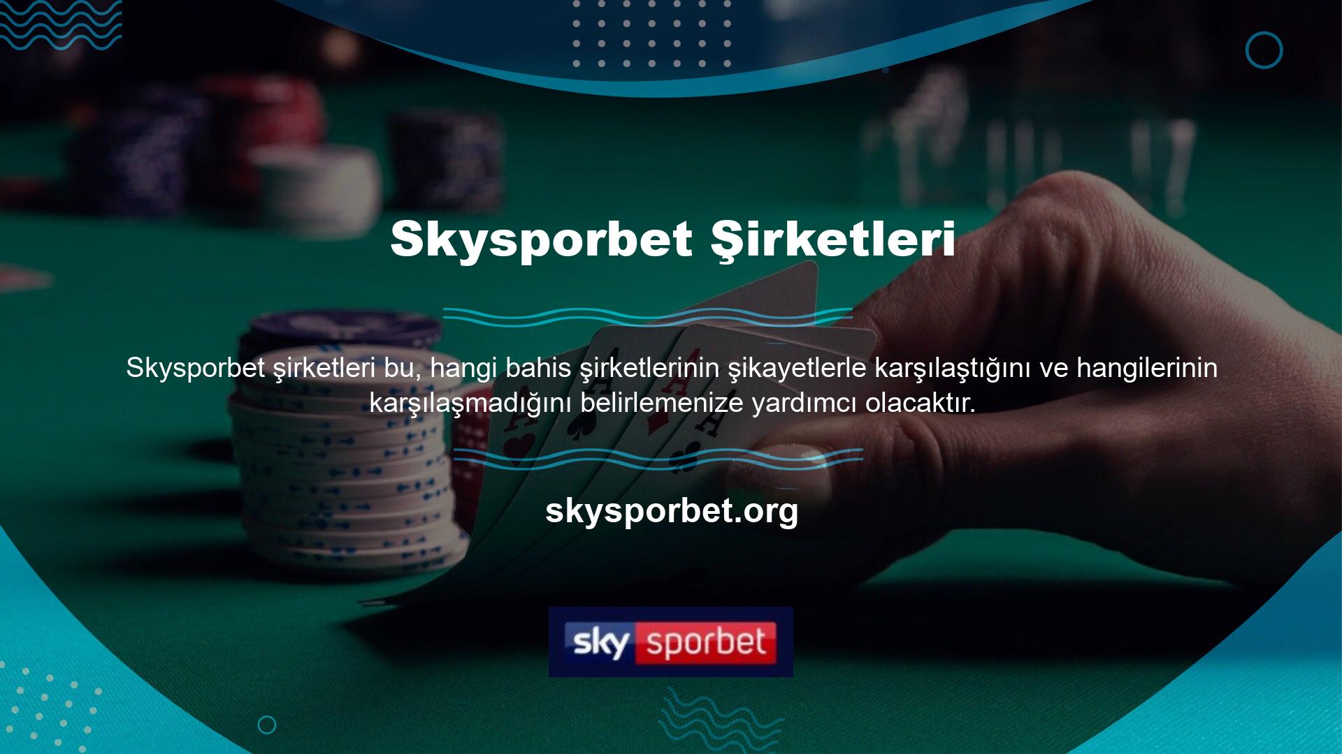 Skysporbet bu site ile ilgili şikayet listesini inceledik