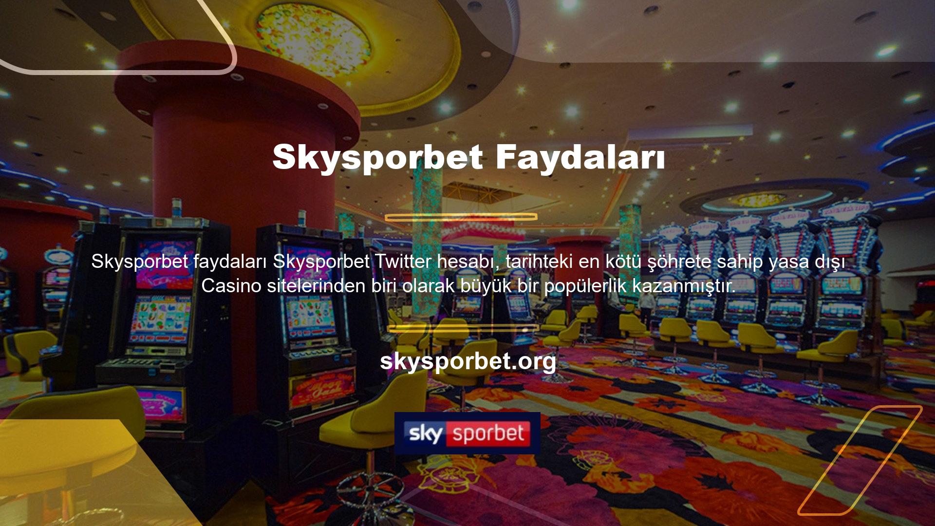 Skysporbet Twitter link sayfasının öncelikli amacı, profesyonel ekibimiz ve deneyimli kadromuzla keyifli etkileşimler kurmaktır